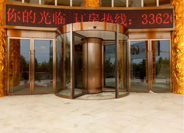四翼環柱旋轉門 四翼環柱旋轉門